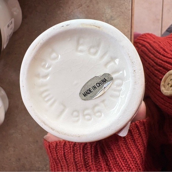 Vintage Baileys Mug Yum Mrs & Mr Blue Bow Winking Limited Edition Set Of 5 1996 - Picture 11 of 12